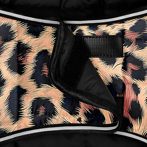 Курточка-накидка для собак Waudog Clothes, малюнок "Леопард", XS, А 26 см, B 33-41 см, С 18-26 см [CD] - фото 4