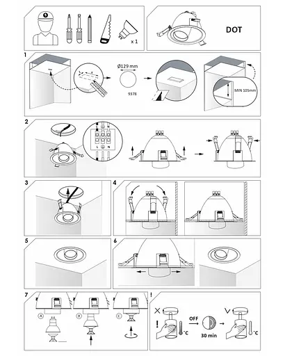 Точечный светильник Nowodvorski 8826 Dot - фото 4