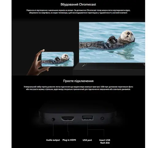 Смарт ТВ медиаплеер SmartTV Xiaomi Mi TV S BOX 4K 2rd-Gen Edition - фото 7