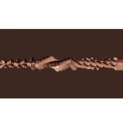 Реалистичный мастурбатор Fleshjack Boys Max Konnor коричневый - фото 5