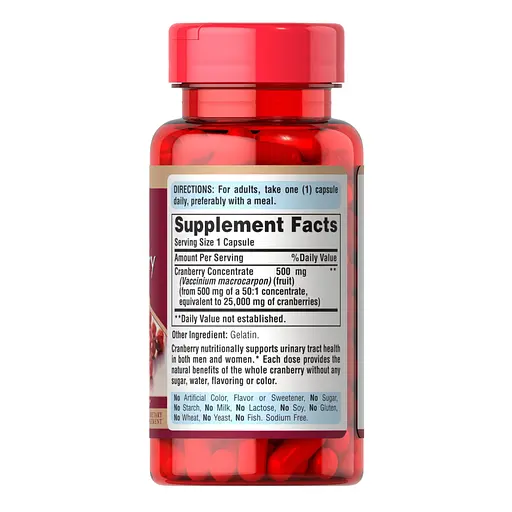 Натуральна добавка Puritan's Pride Cranberry One a Day, 60 капсул - фото 2