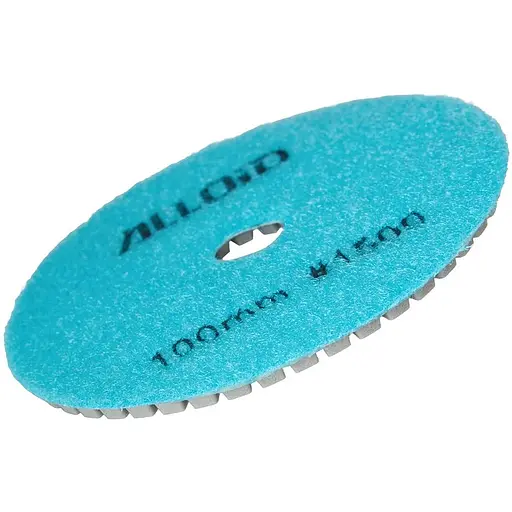 Круг алмазний Alloid Building Tools шліфувальний на липучці 100 мм зерно 1500 (DD-63290) - фото 3
