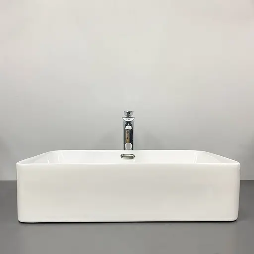 Умивальник VBI Arabba M white накладний VBI-013502, Білий - фото 4