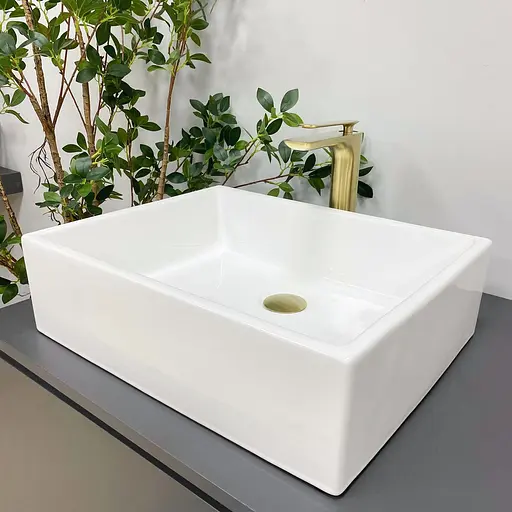 Умивальник VBI Norica white накладний VBI-012606, Білий - фото 4