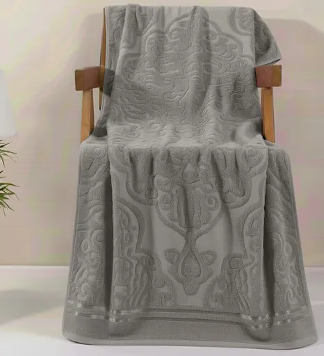 Махрові банні рушники 70x140 см - великий сімейний набір 6 шт. DT-161-72 м'яка махра різні кольори для ванни та душу - фото 5