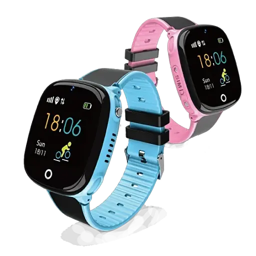 Подарунковий дитячий смарт-годинник Lemfo HW11 Aqua Plus з камерою і GPS-відстеженням Рожевий - фото 4