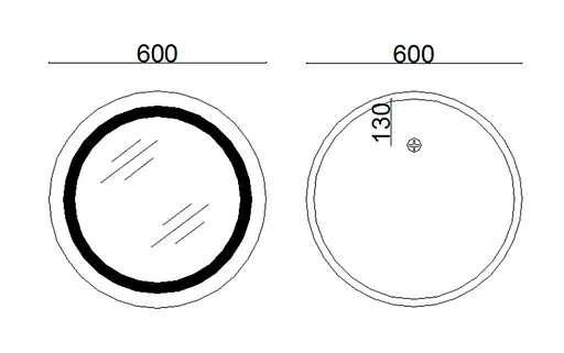 Дзеркало Lidz Aria з LED-підсвічуванням Touch LD78LR600 - фото 9