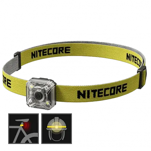 Налобный фонарик + велосипедный маяк Nitecore NU05 KIT V2