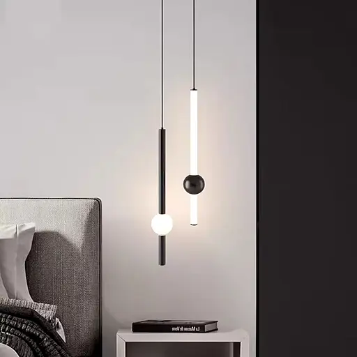 Led світильник чорний у вертикальній формі 60 см на 3 режими | Арт. YG 517B/600 VL BK | Line F - фото 7