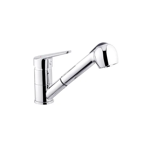 Змішувач для кухні з висувним виливом Ibergrif Roma M14550 CV028508 Хром - фото 1