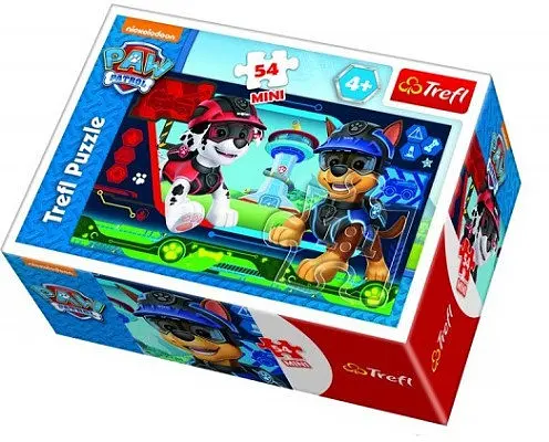 Набір Пазли - (54 елм. Міні) - "Маршал та Гонщик" / Щенячий патруль - фото 1