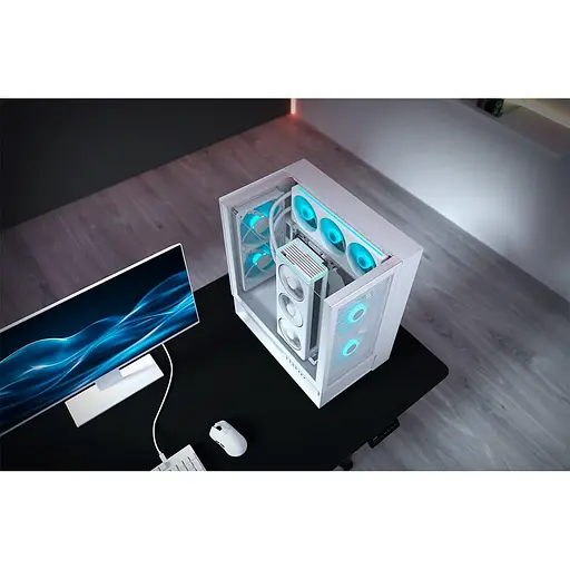 Корпус Cougar OmnyX RGB белого цвета (OMNY X RGB White) - фото 13