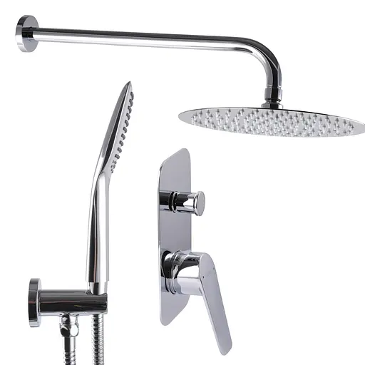 Душова система Topaz Capri TCA-15205-H43 D35, Хром - фото 4