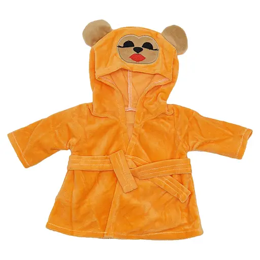 Халатик для куклы "Медвежонок" Limo Toy M 6049 UA(Orange) для куклы 43-46 см - фото 1