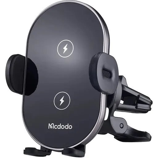 Холдер Mcdodo ZN Series Dual Coil Wirelss Charger Car Amount CH -1600 Чорний - фото 1