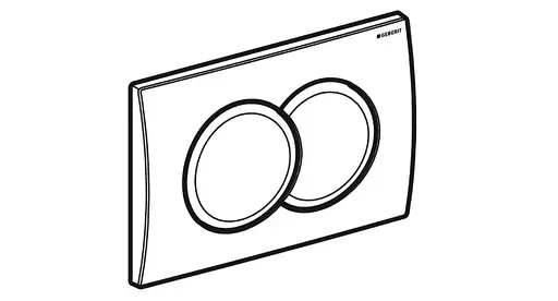 Клавіша змиву Geberit Delta01 біла 115.107.11.1 - фото 4