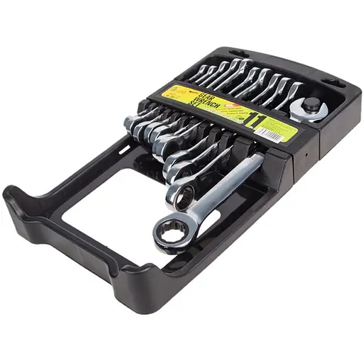 Набір комбінованих тріскачкових ключів Alloid з карданом 8-19 мм 11 предметів (НК-2081-11) - фото 2