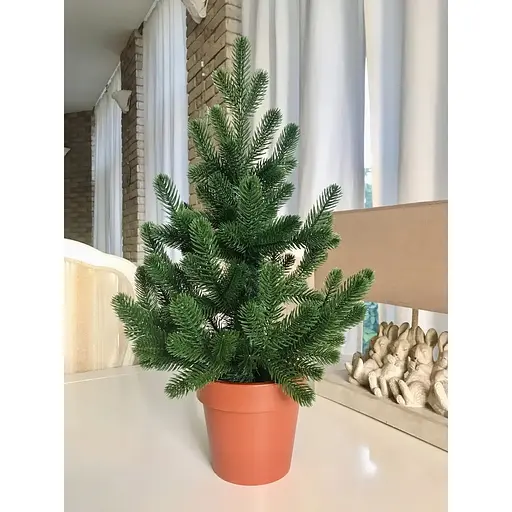 Елка Hvoya Traditional литая в горшке 50 см зеленая новинка - фото 6