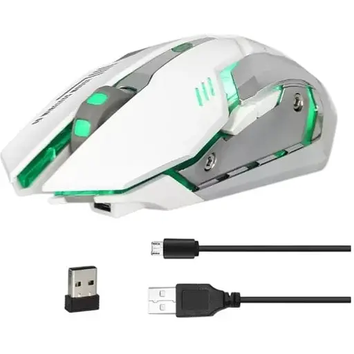 Комп'ютерна миша Zerodate X70 Білий - фото 1