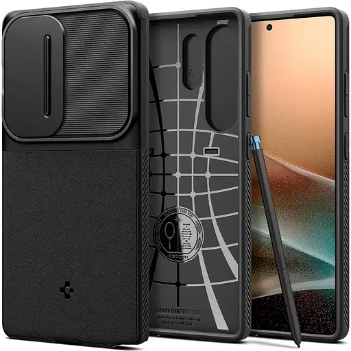 Чохол Spigen Optik Armor для Samsung Galaxy S25 Ultra Black (ACS08969) [126592] - фото 11