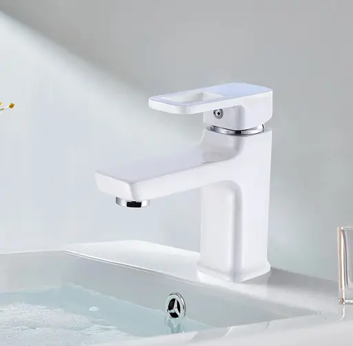 Смеситель для раковины Lidz Wawel 001 (k35) LDWAW001WHI45397 White - фото 2