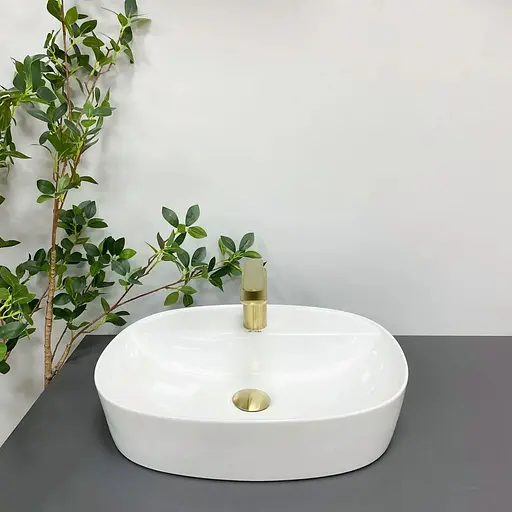 Умивальник VBI Agordo M white накладний VBI-014904, Білий - фото 1