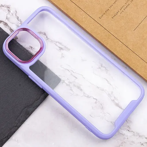 Чохол Epik TPU+PC Lyon Case для Apple iPhone 14, 6.1 Purple - фото 5