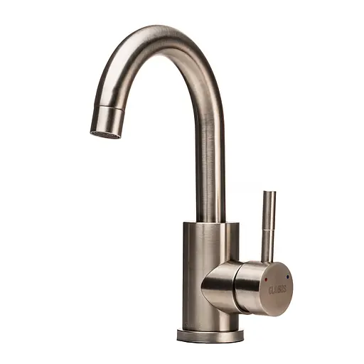 Смеситель для умывальника Globus Lux Alpen SBT1-101S Нержавеющая сталь - фото 1