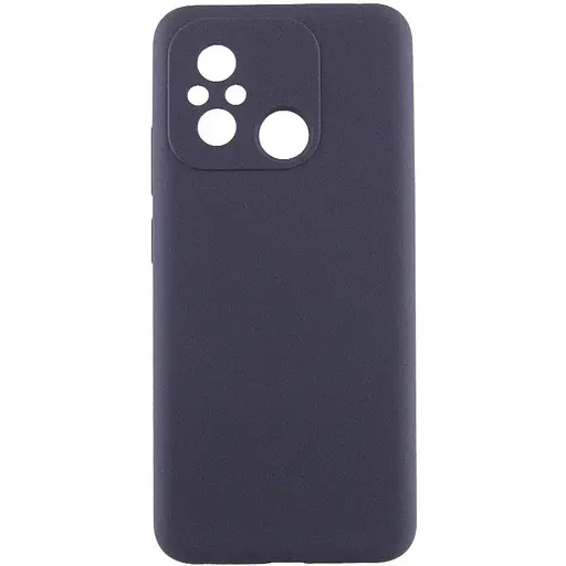 Чехол Lakshmi Silicone Cover Full Camera AAA для Xiaomi Redmi 12C Серый/Dark Gray