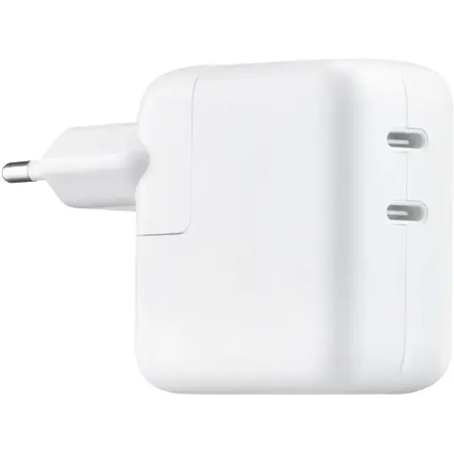 Сетевое зарядное устройство Apple 35W Dual Front USB-C Power Adapter High c0py Белый - фото 1