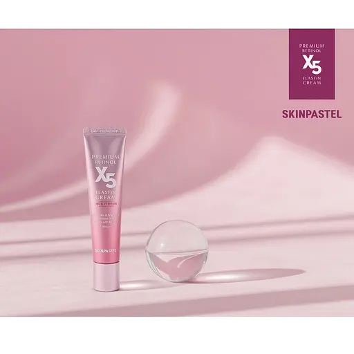 Крем для обличчя Skinpastel Premium Retinol X5 Face Cream Elastin з еластином 30 мл - фото 5