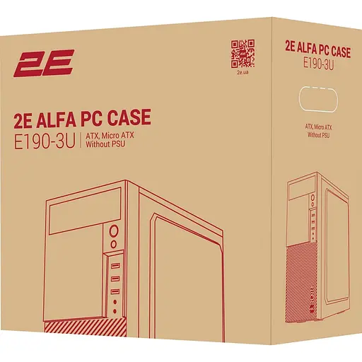 Корпус 2E Alfa E190-3U (2E-E190-3U) [134459] - фото 9