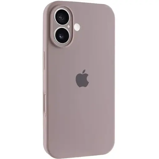 Чехол Epik Silicone Case Full Camera Protective (AA) для Apple iPhone 16 Plus (6.7) Серый/Lavender - фото 1