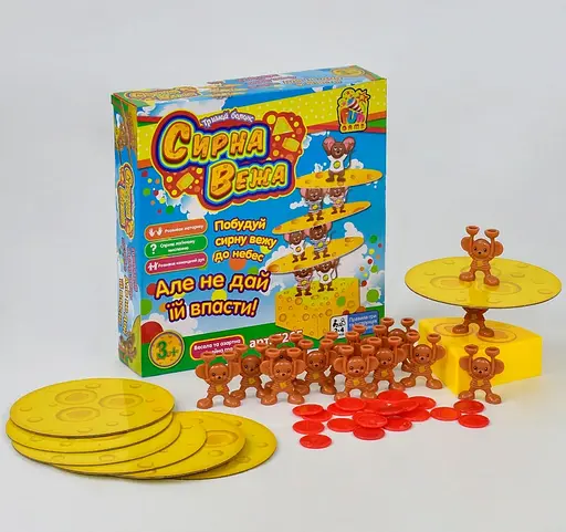 Настольная игра "Сырная башня" 7265 Fun Game, в коробке (6945717432420) - фото 2