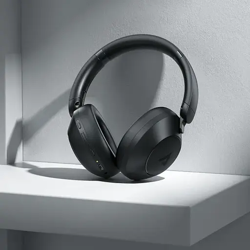 Гарнитура Acefast H3 ANC Bluetooth+35мм Black - фото 4