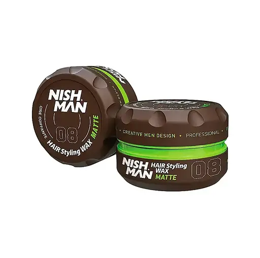Воск для укладки волос Nishman Hair Styling Wax 08 Matte 100 мл - фото 1