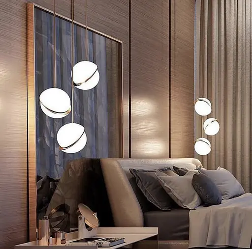 Підвісний світильник-напівсфера Ø 20 см | Арт. MD 7079-200 | Line F - фото 1