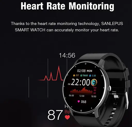 Смарт-часы Lige 0223B с двумя ремешками Black (17791) - фото 5