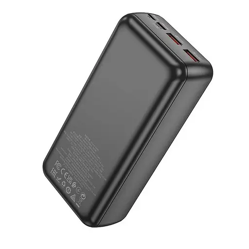 Портативний зарядний пристрій  Power bank Borofone BJ38B Power 22.5W 30000 mAh Чорний - фото 3