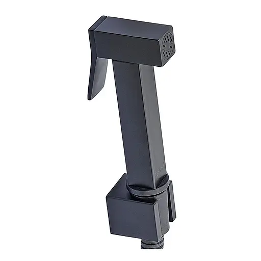 Гігієнічний душ прихованого монтажу Haiba Kubus 002 HB3952, Чорний матовий - фото 3