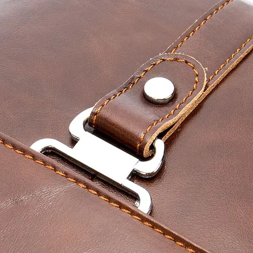 Чоловіча шкіряна сумка через плече Joynee 27х23х6 см sum0025848 - фото 8