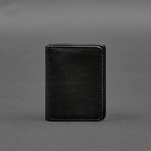 Кожаная обложка для водительского удостоверения, ID и пластиковых карт 2.0 черная - фото 9