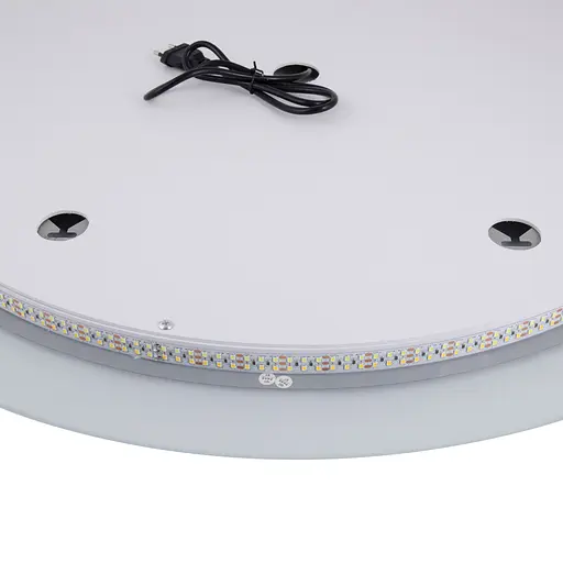 Дзеркало Qtap Taurus R800 з LED-підсвічуванням Touch, з антизапотіванням, з димером температури кольору (3000-6500K) QT2478R807 - фото 7