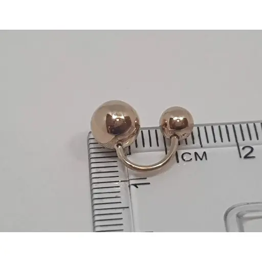 Золота сережка-пірсинг Favoritum. 310129_7 - фото 5