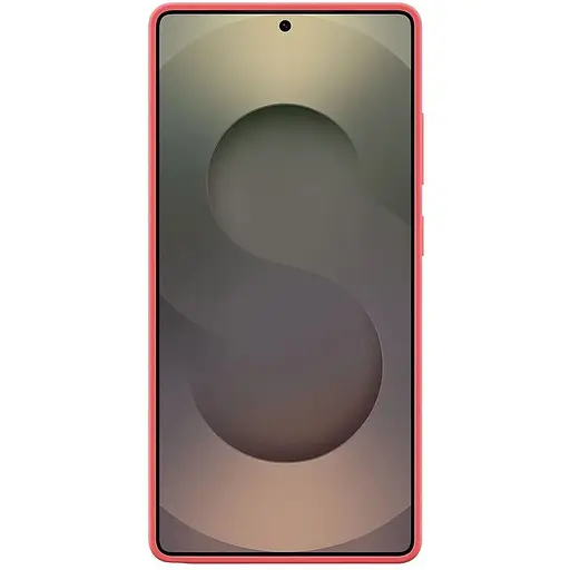 Оригінальний протиударний силіконовий чохол Samsung Silicone Case для Galaxy S25 Ultra Red EF-PS938CREGWW - фото 5