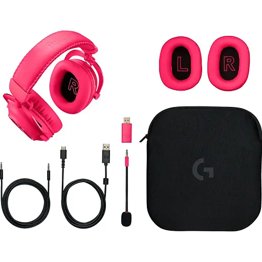 Ігрові навушники Logitech G PRO X 2 Lightspeed Wireless Magenta (981-001275) [101889] - фото 6
