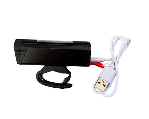 Вело фара 303C велосипедный аккумуляторный фонарь бело красно синяя мигалка - фото 7