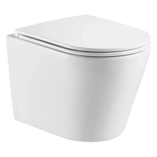 Унитаз подвесной Mixxus Premium Bevel-0301-R 515x355x365 мм, Rimless MP6470, Белый - фото 1