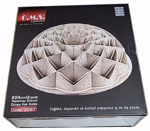 Форма для випікання кексу O.M.S. Collection 3287 для випічки з гранітним покриттям 24 см (Туреччина) - фото 5