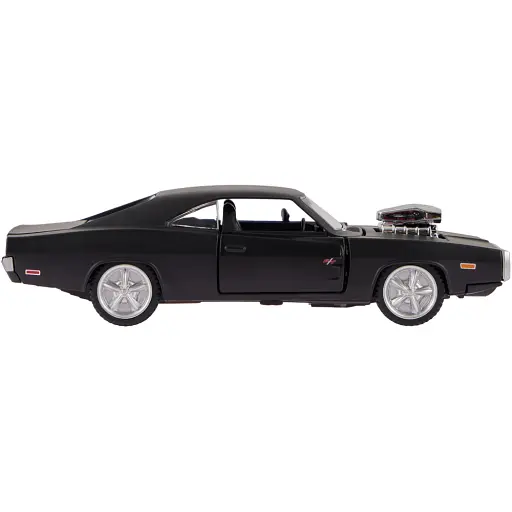 Машинка Rastar 1970 Dodge Charger R/T 1:36 Чорний - фото 4